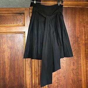 Express Design Studio, Black Taffeta Skirt, Size 10